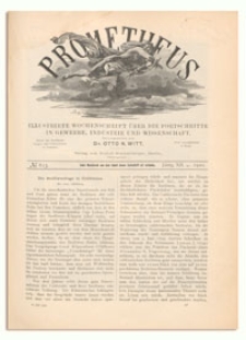 Prometheus : Illustrirte Wochenschrift über die Fortschritte in Gewerbe, Industrie und Wissenschaft. 12. Jahrgang, 1901, Nr 613