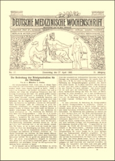 Die Bedeutung der Röntgenstrahlen für die Chirurgie, Deutsche Medizinische Wochenschrift, 1905, Jg. 31, No. 17, S. 657-663
