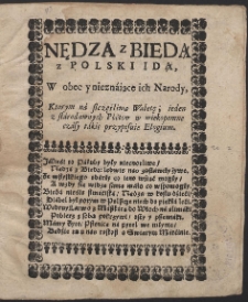 Nędza z Biedą z Polski Idą - Wyd. A