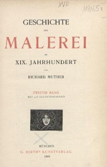 Geschichte der Malerei im XIX Jarhundert. Bd. 2
