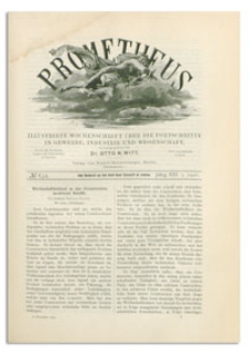 Prometheus : Illustrirte Wochenschrift über die Fortschritte in Gewerbe, Industrie und Wissenschaft. 13. Jahrgang, 1901, Nr 632