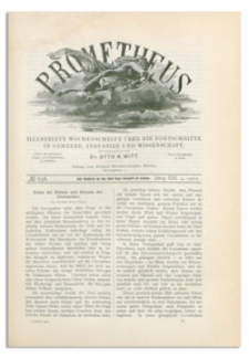 Prometheus : Illustrirte Wochenschrift über die Fortschritte in Gewerbe, Industrie und Wissenschaft. 13. Jahrgang, 1902, Nr 638
