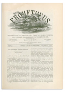 Prometheus : Illustrirte Wochenschrift über die Fortschritte in Gewerbe, Industrie und Wissenschaft. 13. Jahrgang, 1902, Nr 650