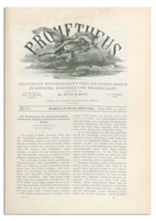 Prometheus : Illustrirte Wochenschrift über die Fortschritte in Gewerbe, Industrie und Wissenschaft. 13. Jahrgang, 1902, Nr 667