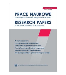 Spis treści [Prace Naukowe Uniwersytetu Ekonomicznego we Wrocławiu = Research Papers of Wrocław University of Economics; 2011; Nr 168; T. 2]