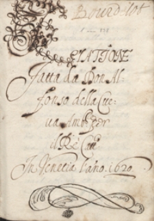 Relatione fatta da Don Alfonso della Cueua ambasciatore por il re cattolico in Venetia ľano 1620