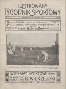 Ilustrowany Tygodnik Sportowy. 1914, R.1 nr 3