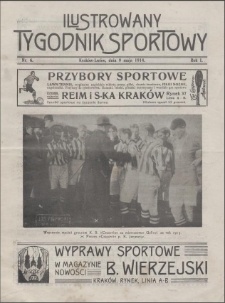 Ilustrowany Tygodnik Sportowy. 1914, R.1 nr 6