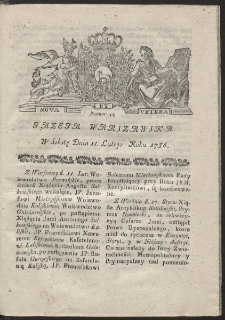 Gazeta Warszawska. R.1786 Nr 12