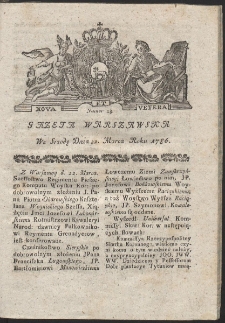 Gazeta Warszawska. R.1786 Nr 23