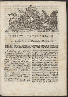 Gazeta Warszawska. R.1786 Nr 27