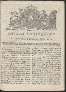 Gazeta Warszawska. R.1786 Nr 28