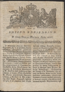 Gazeta Warszawska. R.1786 Nr 34