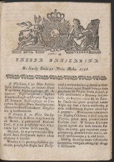 Gazeta Warszawska. R.1786 Nr 43
