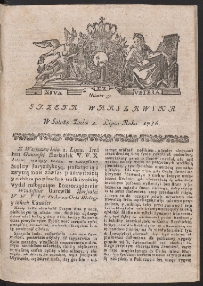Gazeta Warszawska. R.1786 Nr 52