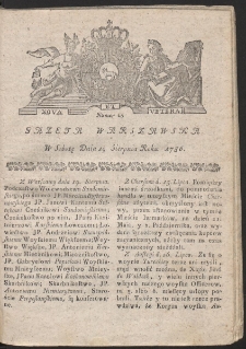 Gazeta Warszawska. R.1786 Nr 66