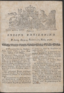 Gazeta Warszawska. R.1786 Nr 82