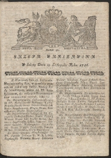 Gazeta Warszawska. R.1786 Nr 92