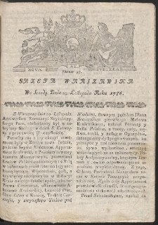 Gazeta Warszawska. R.1786 Nr 95
