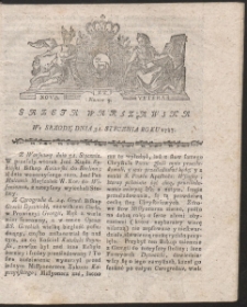 Gazeta Warszawska. R.1787 Nr 9