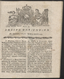 Gazeta Warszawska. R.1787 Nr 19
