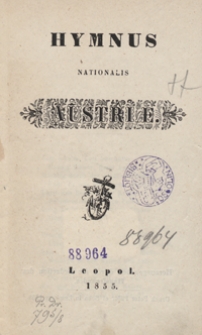 Hymnus nationalis Austriæ