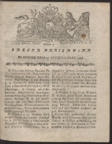 Gazeta Warszawska. R.1788 Nr 7