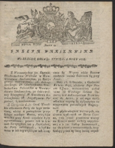 Gazeta Warszawska. R.1788 Nr 9