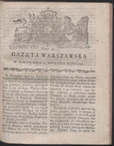 Gazeta Warszawska. R.1788 Nr 32
