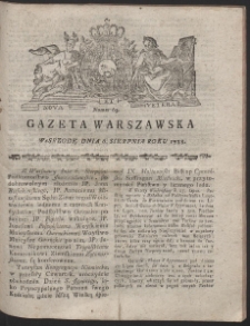 Gazeta Warszawska. R.1788 Nr 63