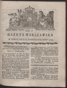 Gazeta Warszawska. R.1788 Nr 86