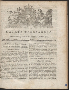 Gazeta Warszawska. R.1789 Nr 24