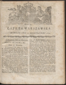 Gazeta Warszawska. R.1789 Nr 32