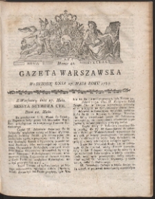 Gazeta Warszawska. R.1789 Nr 42