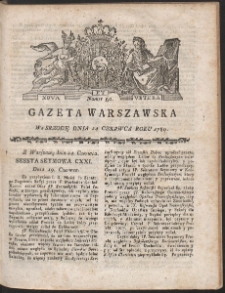 Gazeta Warszawska. R.1789 Nr 50