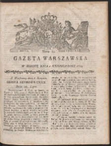 Gazeta Warszawska. R.1789 Nr 61