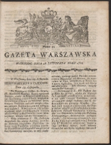 Gazeta Warszawska. R.1789 Nr 92