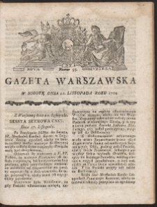 Gazeta Warszawska. R.1789 Nr 93