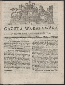 Gazeta Warszawska. R.1790 Nr 5