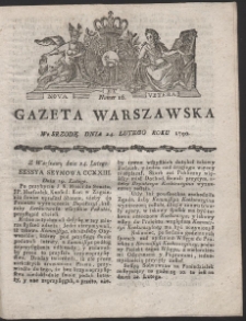 Gazeta Warszawska. R.1790 Nr 16