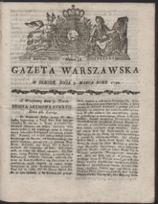 Gazeta Warszawska. R.1790 Nr 18