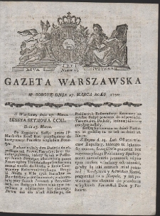 Gazeta Warszawska. R.1790 Nr 25