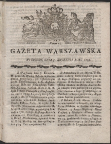 Gazeta Warszawska. R.1790 Nr 28