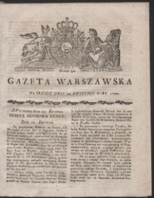 Gazeta Warszawska. R.1790 Nr 30