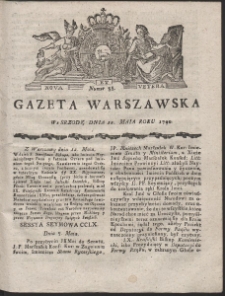 Gazeta Warszawska. R.1790 Nr 38