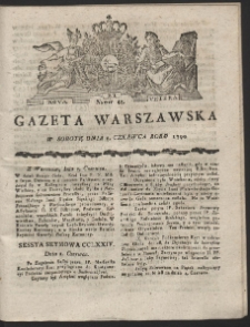 Gazeta Warszawska. R.1790 Nr 45