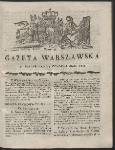Gazeta Warszawska. R.1790 Nr 47