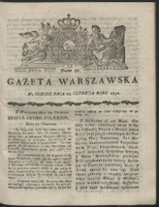 Gazeta Warszawska. R.1790 Nr 50