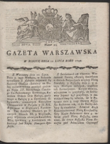 Gazeta Warszawska. R.1790 Nr 55