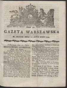 Gazeta Warszawska. R.1790 Nr 58